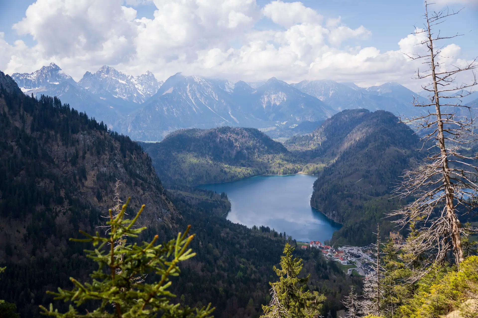 Alpsee in Schwangau, Bayern